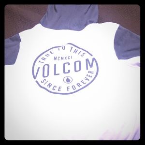 White Volcom hoodie